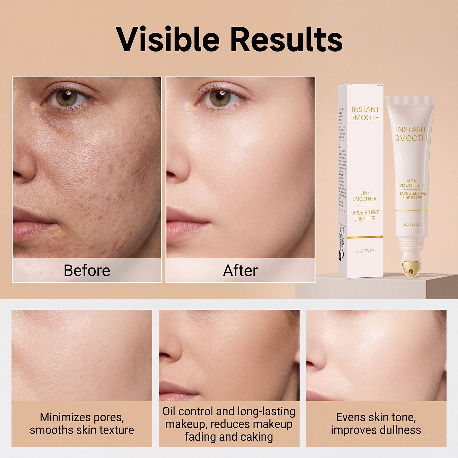 Softening Skin Primer Creates Sheer Fit Natural Makeup Light Hydrating Moisturizing Multi Skin Applicable