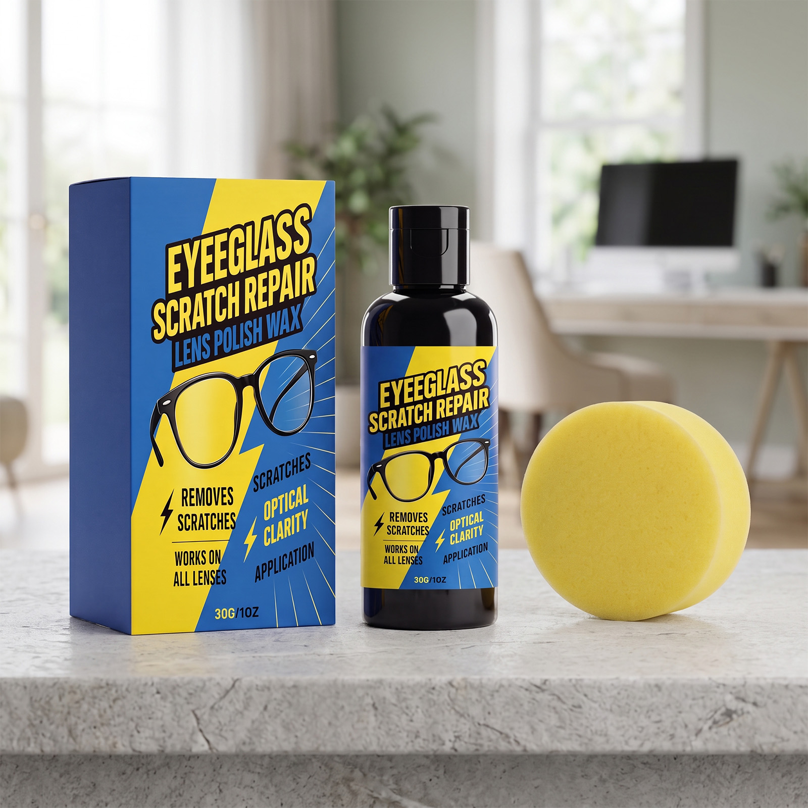 Eyeglass Scratch Care Cream Daily Clean Lens Repair No Trace Clear Vision Maintenance For Lenses
