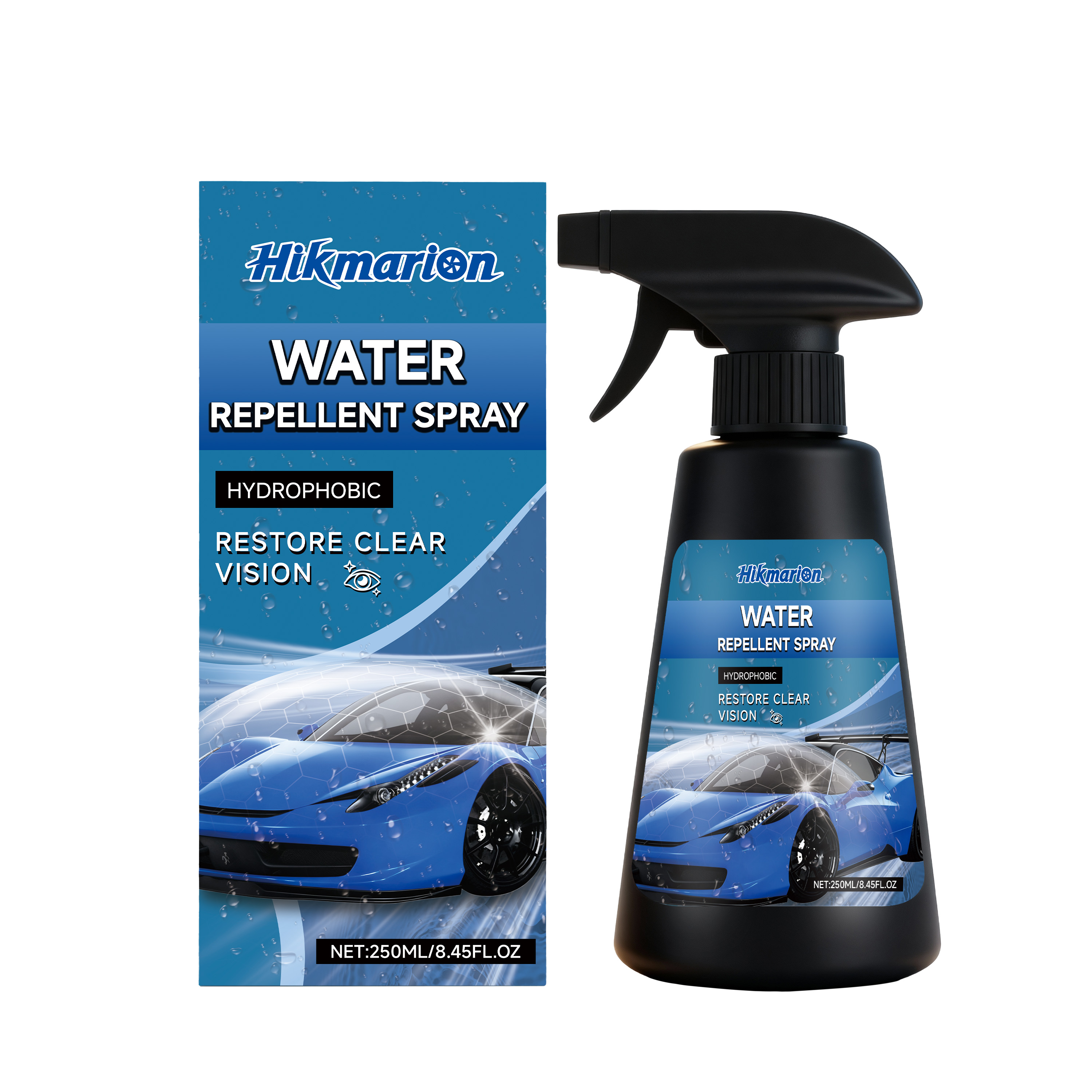Waterproof Spray Multi Surface Waterproof Maintenance Car Body Cleaning Window Clear Vision For Vehicle Glass Surfaces