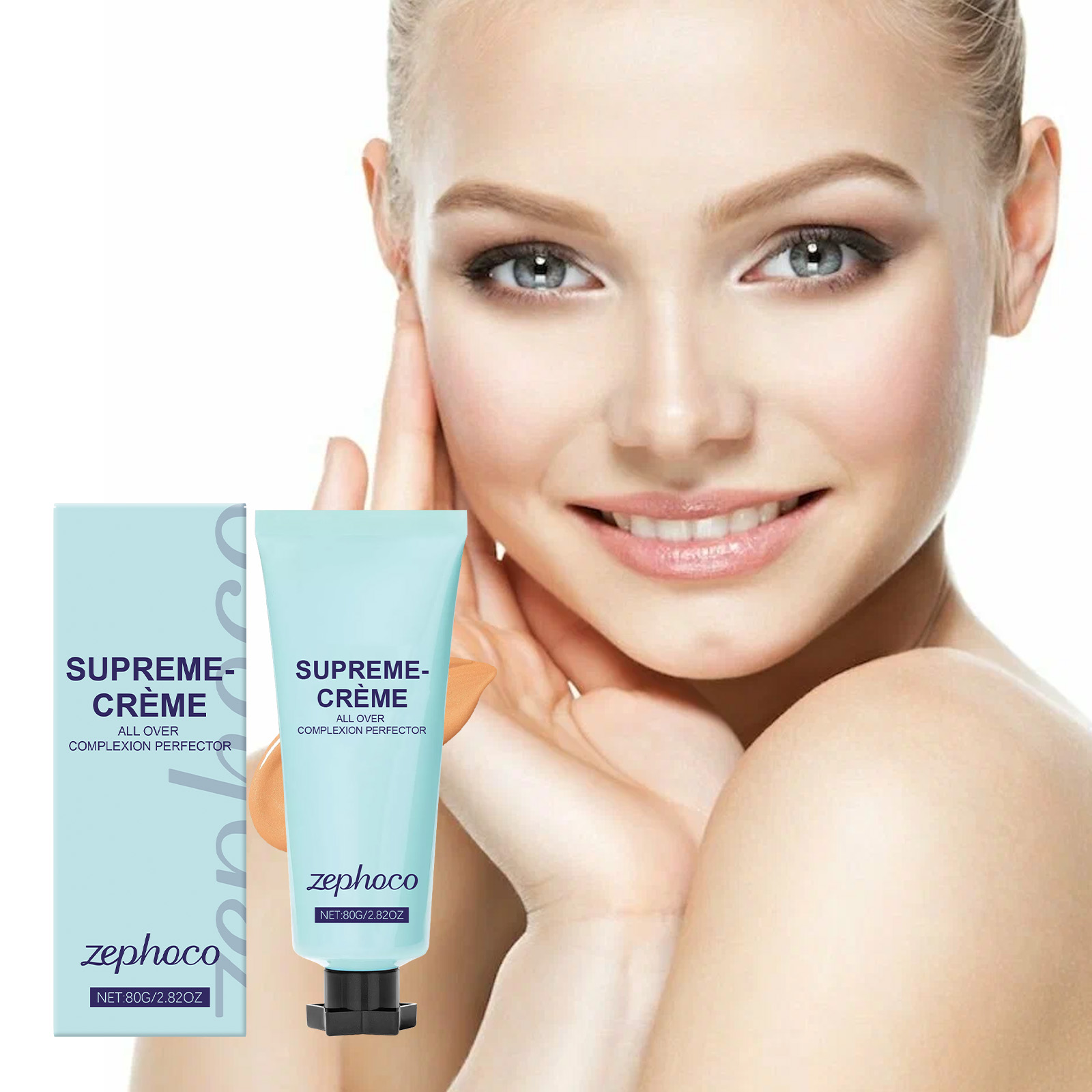 (Dark Skin) Long Lasting Concealer Lightweight Fit Matte Natural Anti Rub No Transfer Daily Concealing Cream
