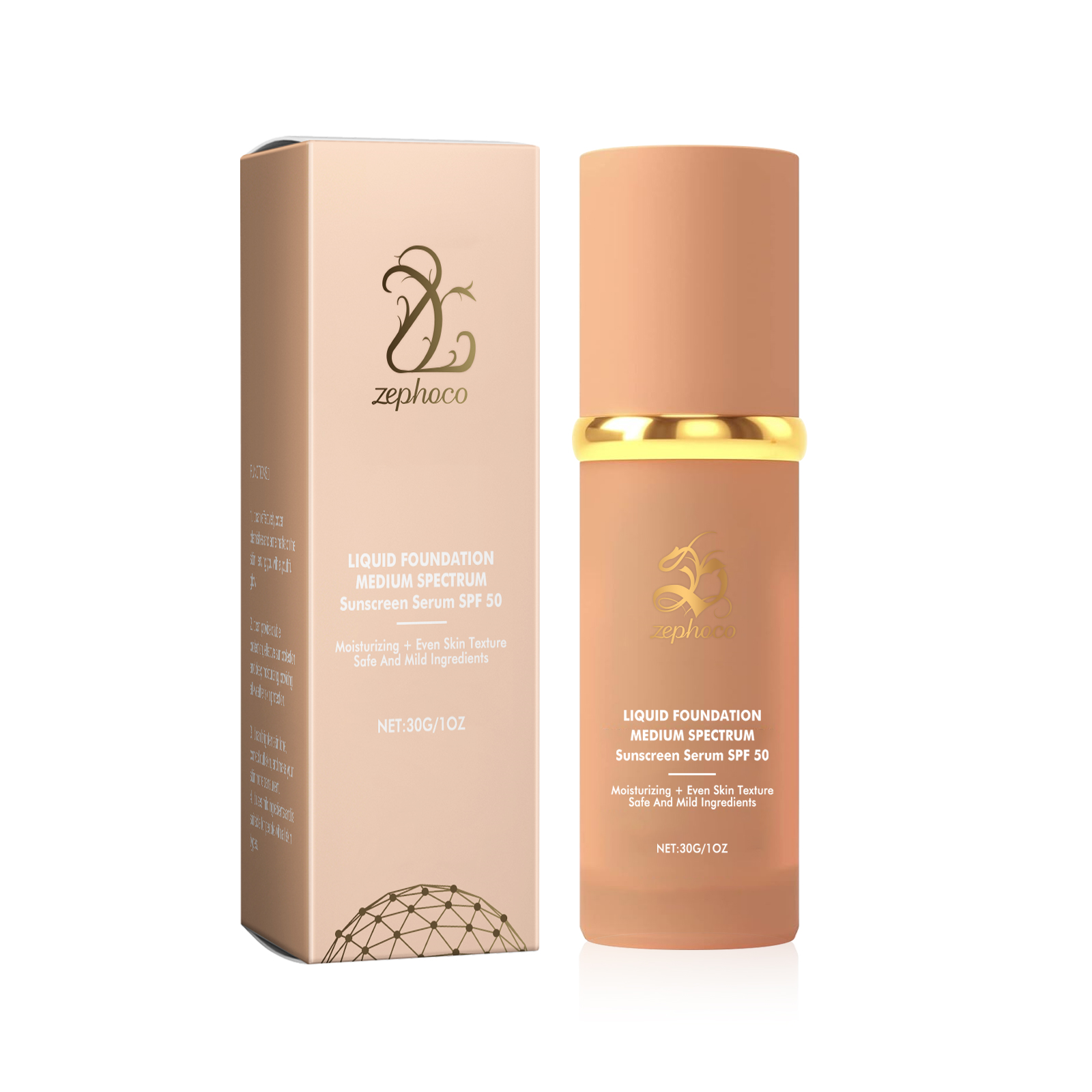 Moisturizing Protective Foundation Lightweight Hydrating Luminous Matte Sheer Longwear Non Transfer Make Up