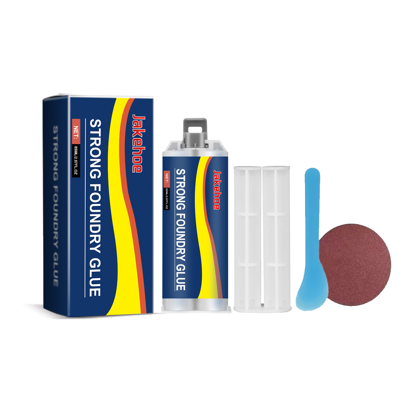 Metal Casting Adhesive Ab Glue Repair Agent Stainless Steel Copper Aluminum Waterproof Metal Sealant