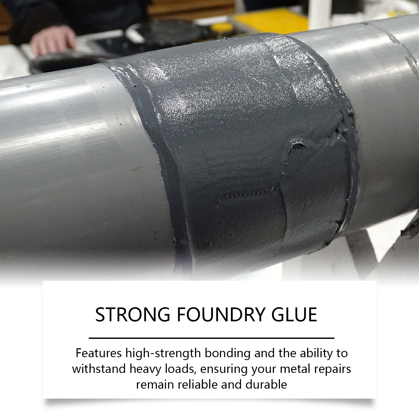 Metal Casting Adhesive Ab Glue Repair Agent Stainless Steel Copper Aluminum Waterproof Metal Sealant