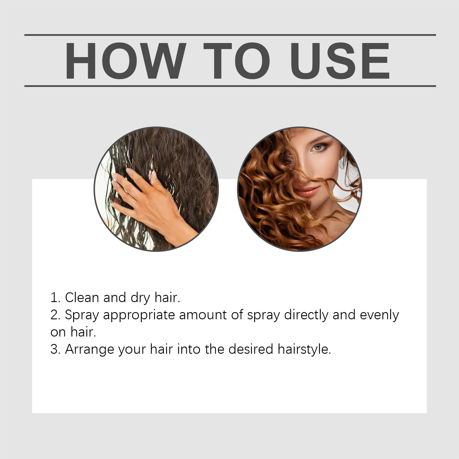 Sea Salt Volumizing Hair Spray For Fluffy Long Lasting Fresh Hairstyle Care Styling Mist