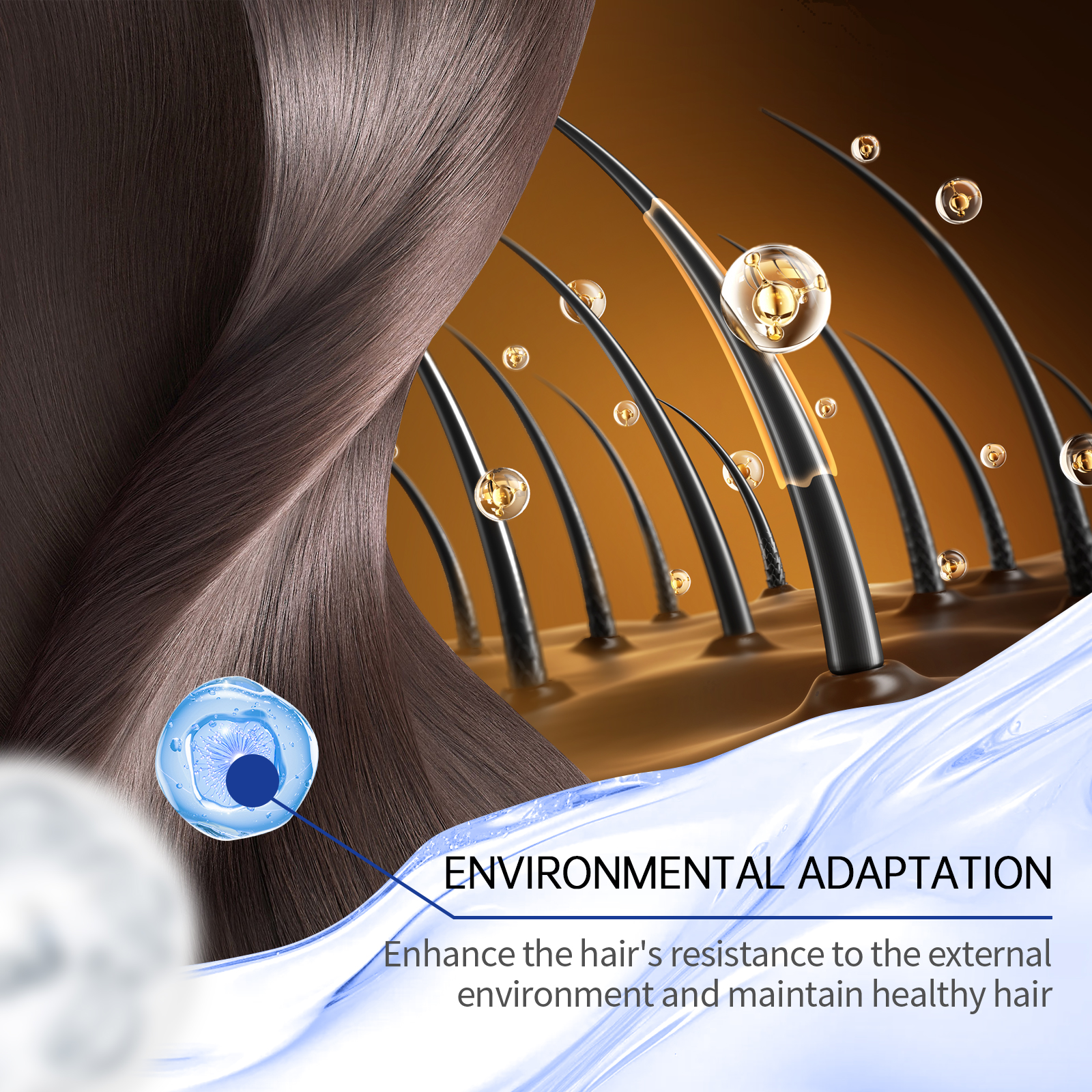Copper Peptide Hair Growth Serum Nourishing Scalp Repair Strengthen Hair Serum