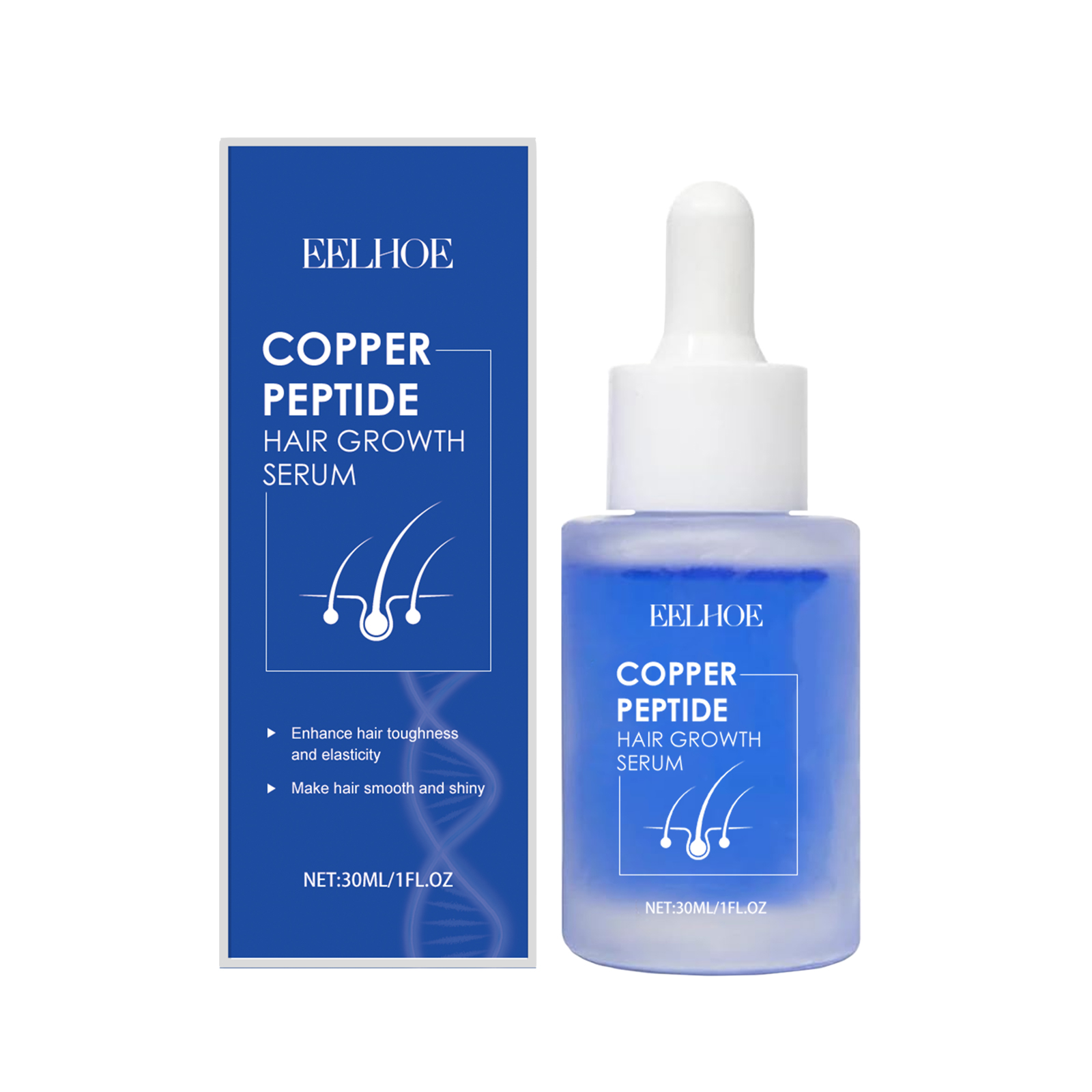 Copper Peptide Hair Growth Serum Nourishing Scalp Repair Strengthen Hair Serum