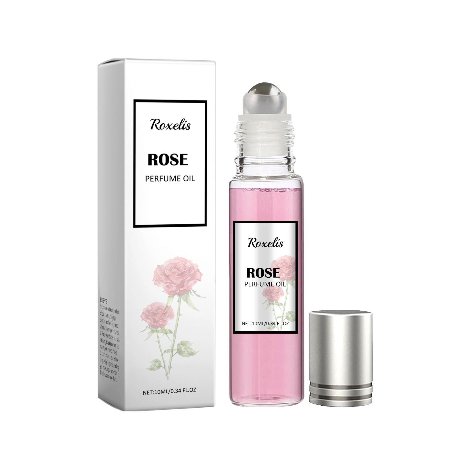 Women Pheromone Roll On Rose Perfume Floral Fruity Long Lasting For Daily Wear
