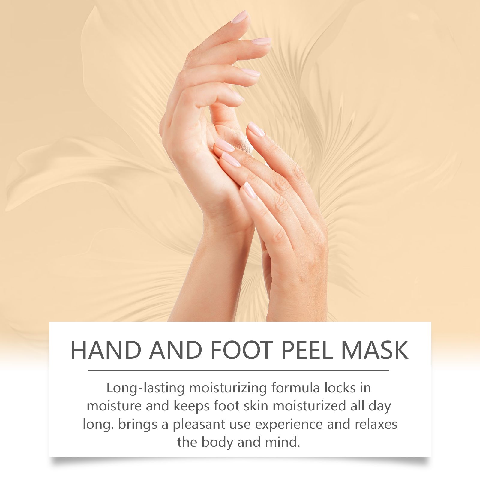 Vitamin C Turmeric Peel Off Hand And Foot Mask Moisturizing For Dry Rough Skin