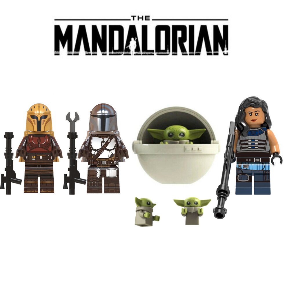 Lego Star Wars Mandlorian  Baby Yoda Minifigures