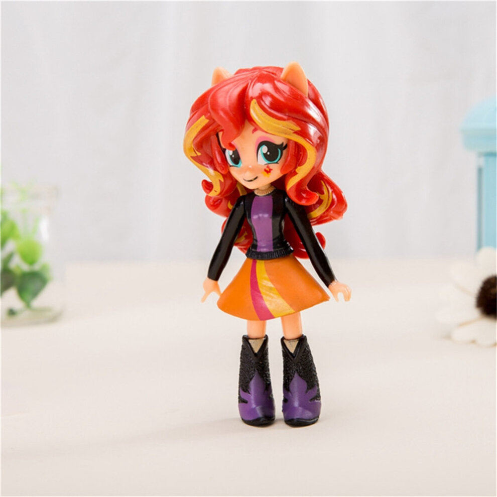 9PCS Equestria Girl Figures Monster High Dolls Toys Set Kids Gift
