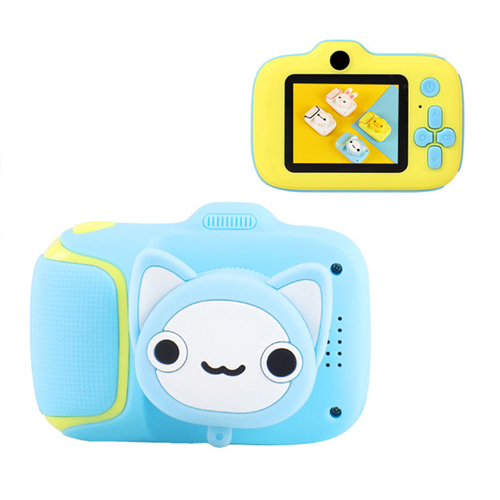1080P Kids Digital Camera Cartoon Cute Video Recorder Toy Outdoor Photography Camera with 32GB SD Card Gift for Boys and Girls