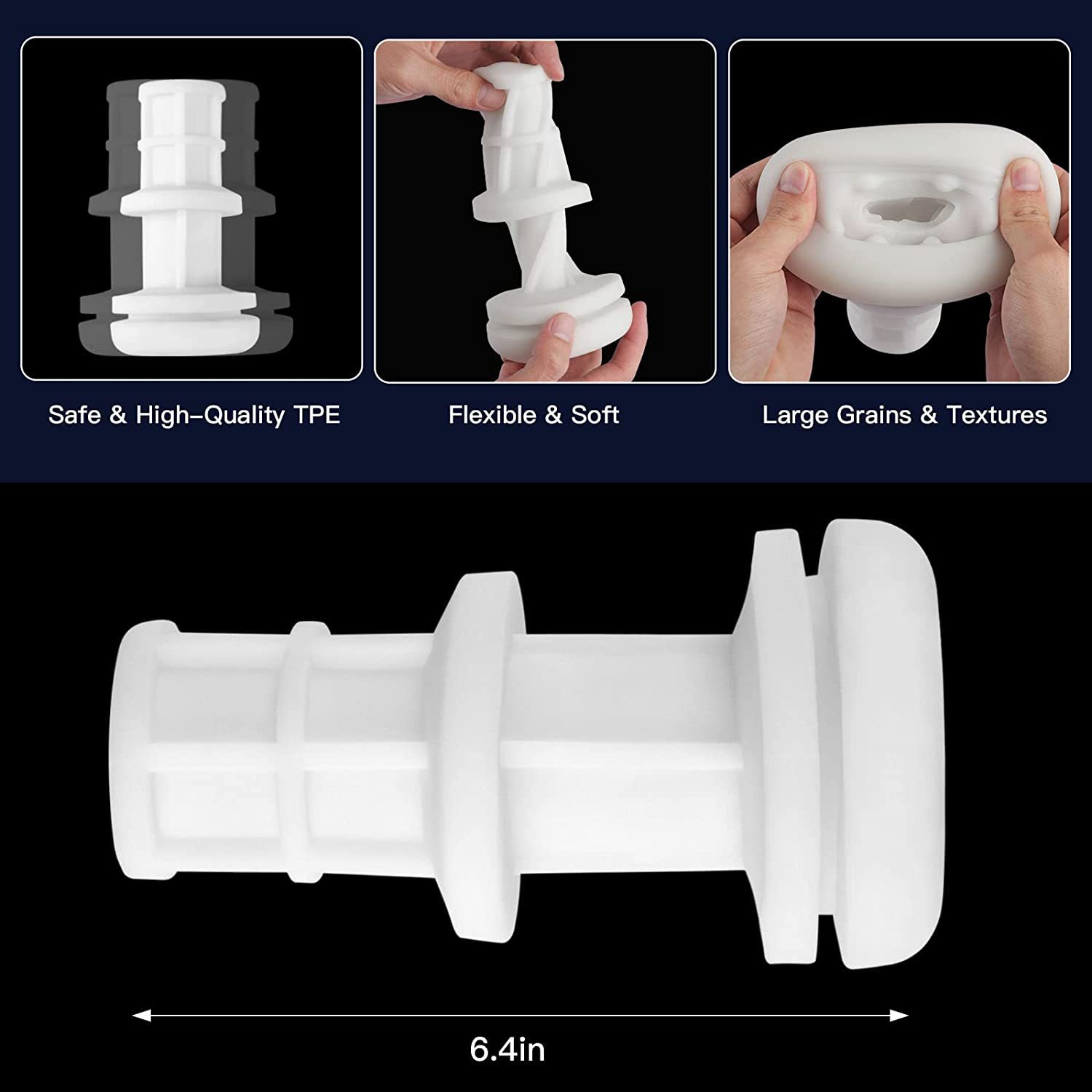 Electric Masturbator Cup Automatic Masturbator Sex Toy for Men Masturbating Male Pocket Pussy Masturbators Orgasm Vibrator with 7 Modes Telescopic Function and Extrusion
