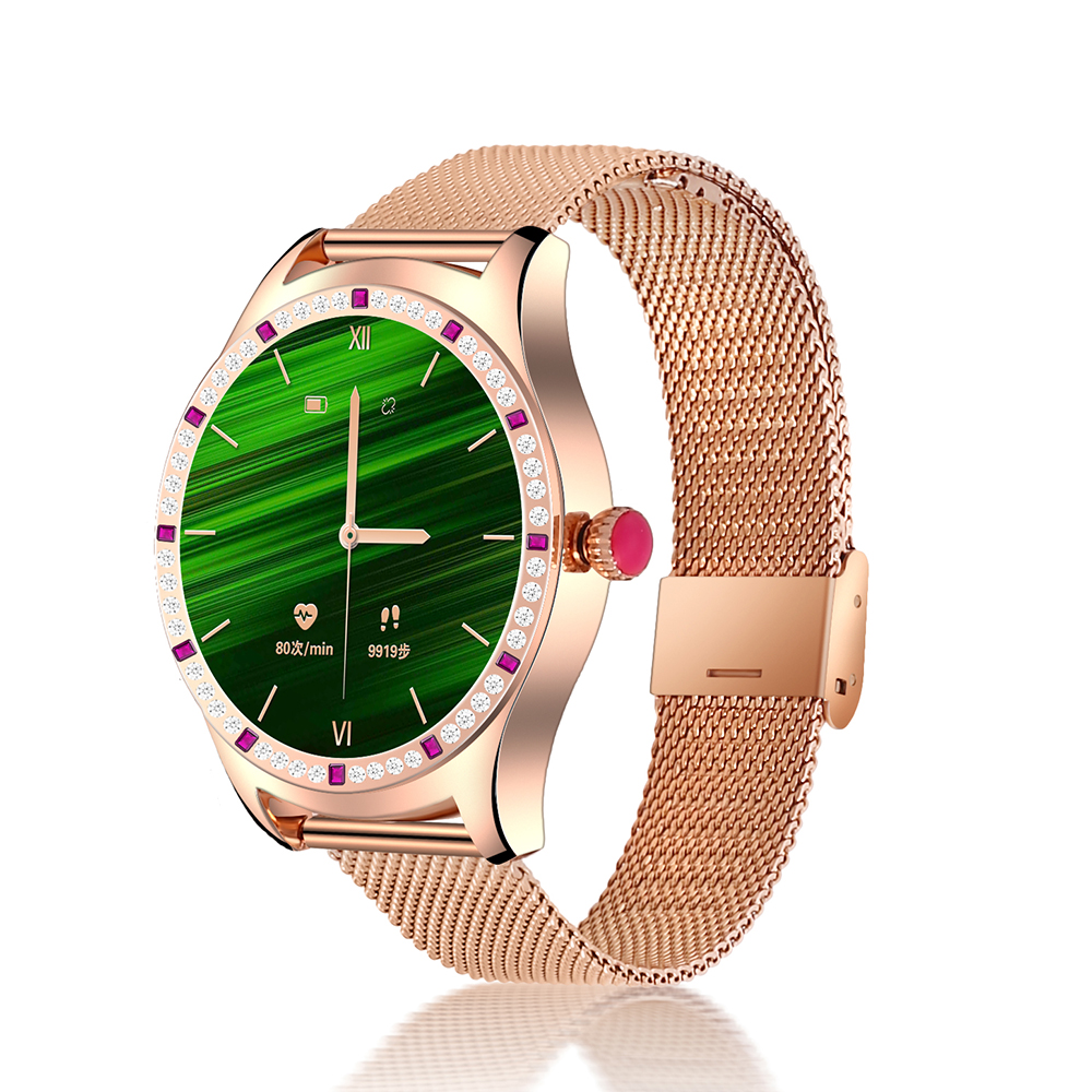 Fashion women Smart Watch Music Control Sleep Smart Watch Women Smartwatch With diamond Smart Bracelet