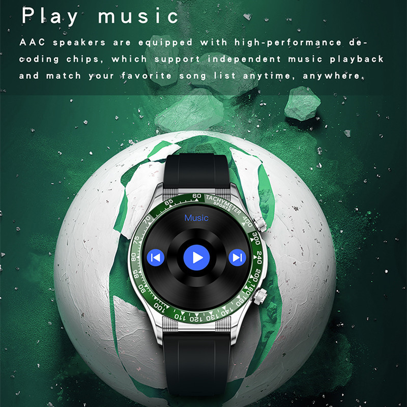 Health Fitness Tracker Smartwatch Interactive Music Smart Watch Men