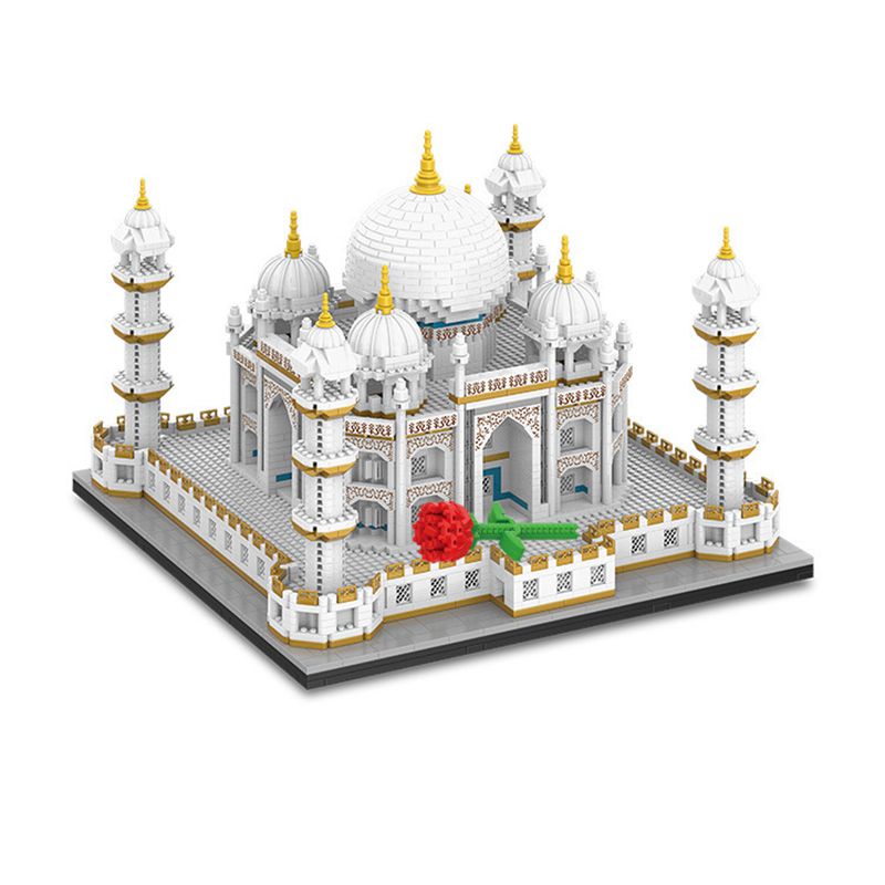 Taj Mahal Palace Model Building Blocks Mirco Street View Decoration Bricks Boys Kids Toys Gifts