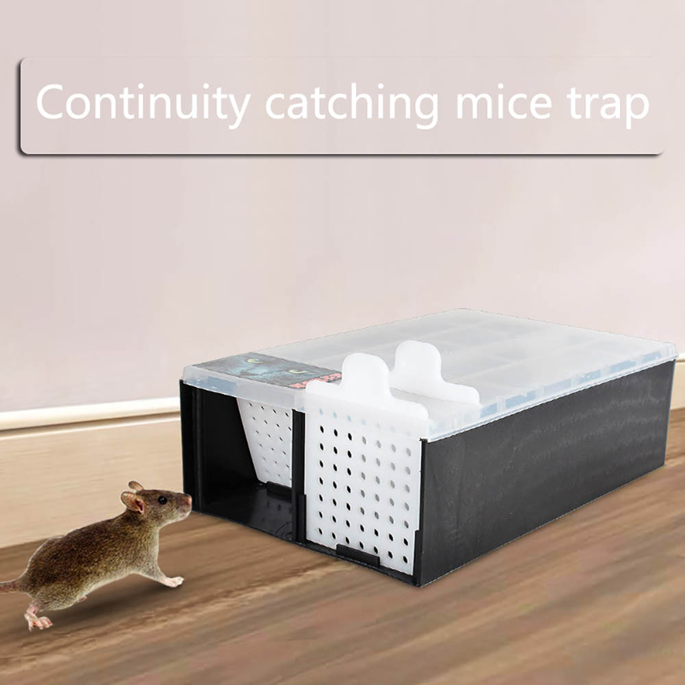 Humane Mouse Trap  29 cm Enlarged Smart Mouse and Rodent Trap- No Kill The Mice - Pets & Children Friendly- Like a Real Mouse Home Continuity Catching Mouse Traps