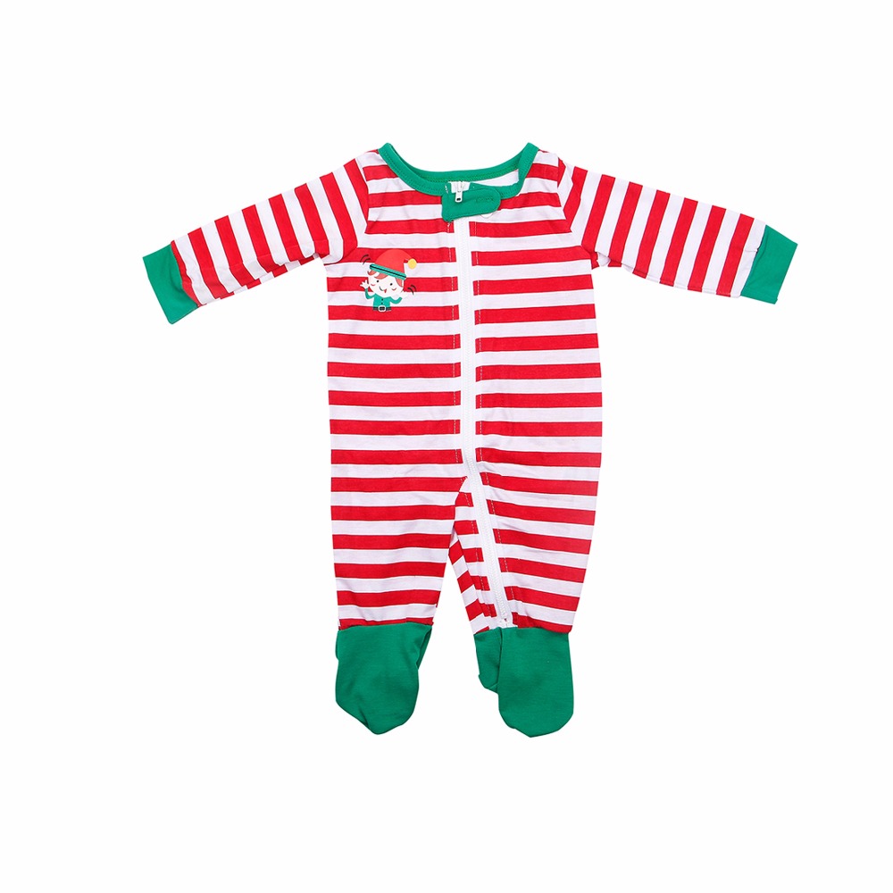 (3M Baby) Family Christmas Pajamas Set 2023 Xmas Letter Print Stop Elfing Around Family Matching Clothes Adult Kid Pyjamas Baby Romper Xmas Family Sleepwear