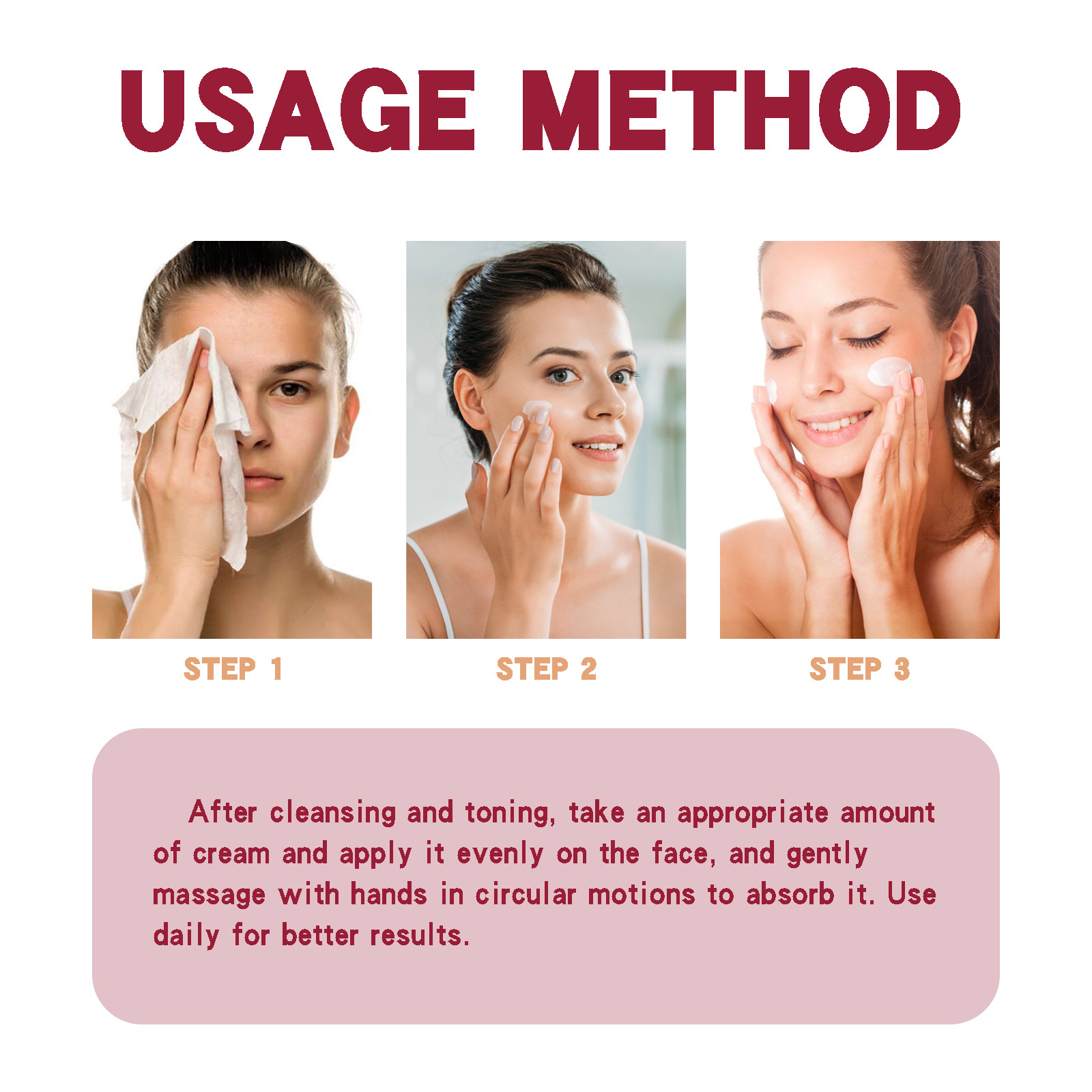 Hyaluronic Acid Face Cream Peptides Face Cream Reduce Fine Lines Lift Firm Smooth Anti Wrinkle Brighten Moisture Anti Aging Lightening Fast Effective