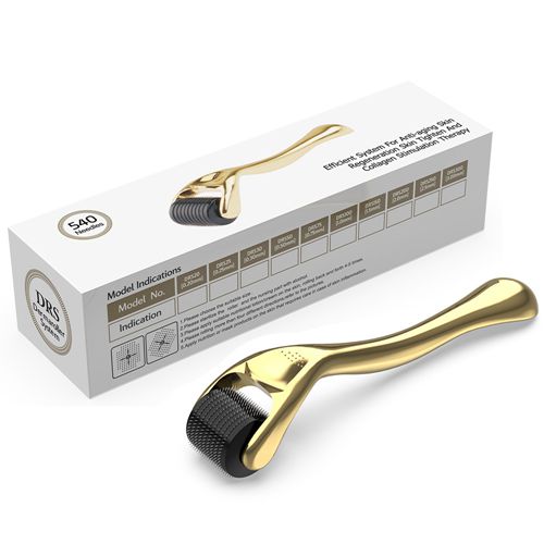 Derma Roller DRS 540 Titanium Professional Micro Needles Roller Beauty Machines for Hair Loss Wrinkles Sun Damage Ance Scars Skin Care Treatment
