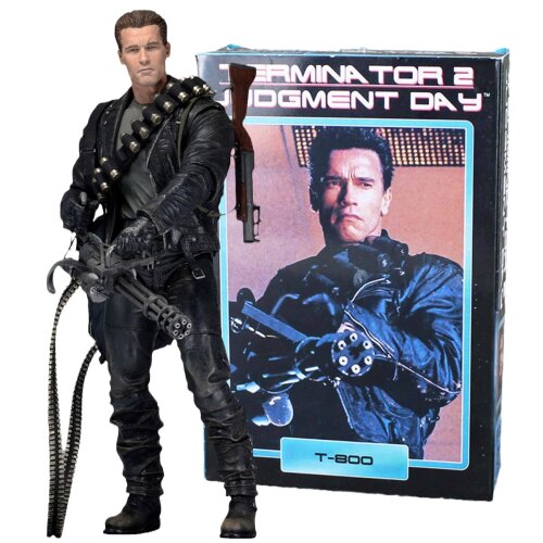 NECA Action Figure Terminator 2 Judgment Day T-800 Ultimate Arnold Collectible Model Toy Gift 7 Inches
