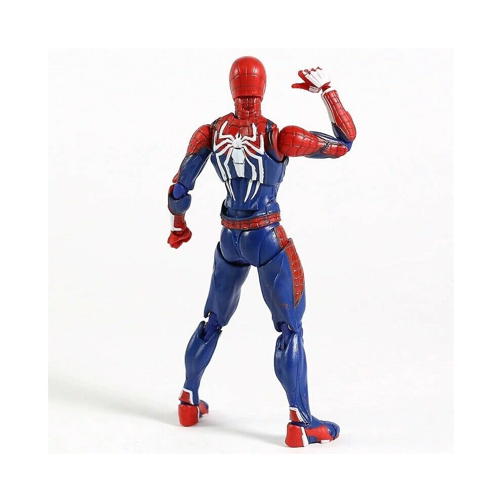Spiderman Action Figures SHF Spiderman Advanced Suit Figure Movie Hero Series Collectible Model Toy Gift for Kids