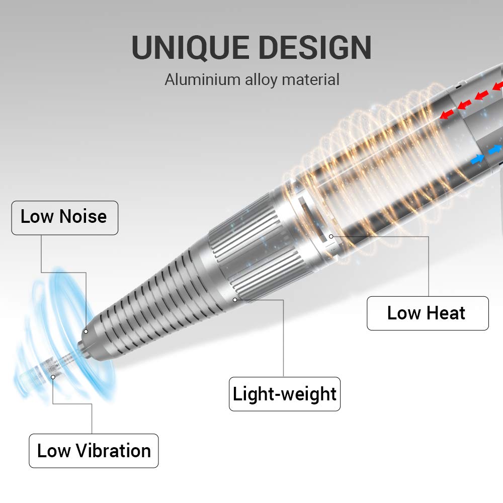 Nail Drill Electric Nail Files Portable Rechargeable File Kit Professional Electric Manicure and Pedicure Set