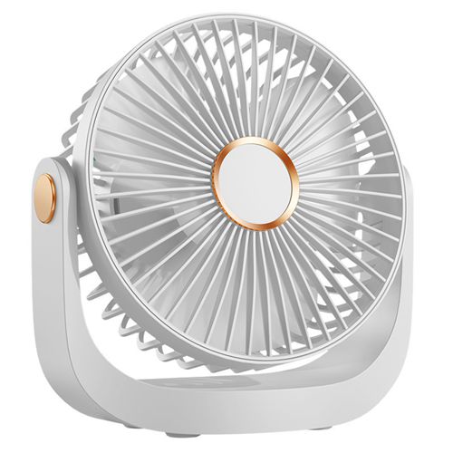 Mini Desk Fan USB Table Fan with 5 Speeds Strong Airflow with 360°Rotatable Head