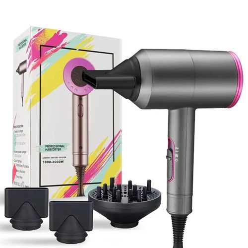 Professional Super Sonic Hair Dryer 2000W Ion Blow Dryer High Speed 2000W Hair Dryer Set Household Hotel Salon Hammer Blow Dryer