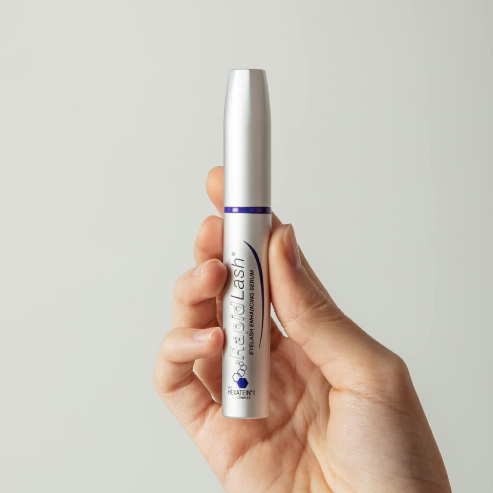 RapidLash Eyelash Enhancing Serum for Thicker, Stronger, Fuller and Longer Looking Lashes, Scientifically Inspired Conditioning and Moisturising Formula for Visible Results, 3ml