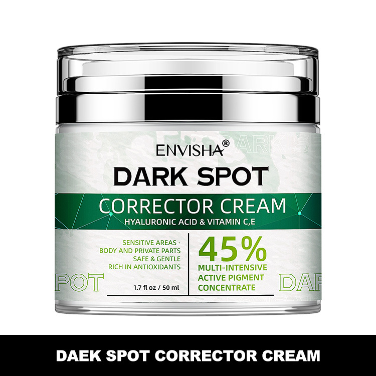 ENVISHA 45 Percent Dark Spot Corrector Cream Face Skin Care Freckle Cream Remove Melasma Dark Spots Melanin Anti-aging Skin Cream 50g