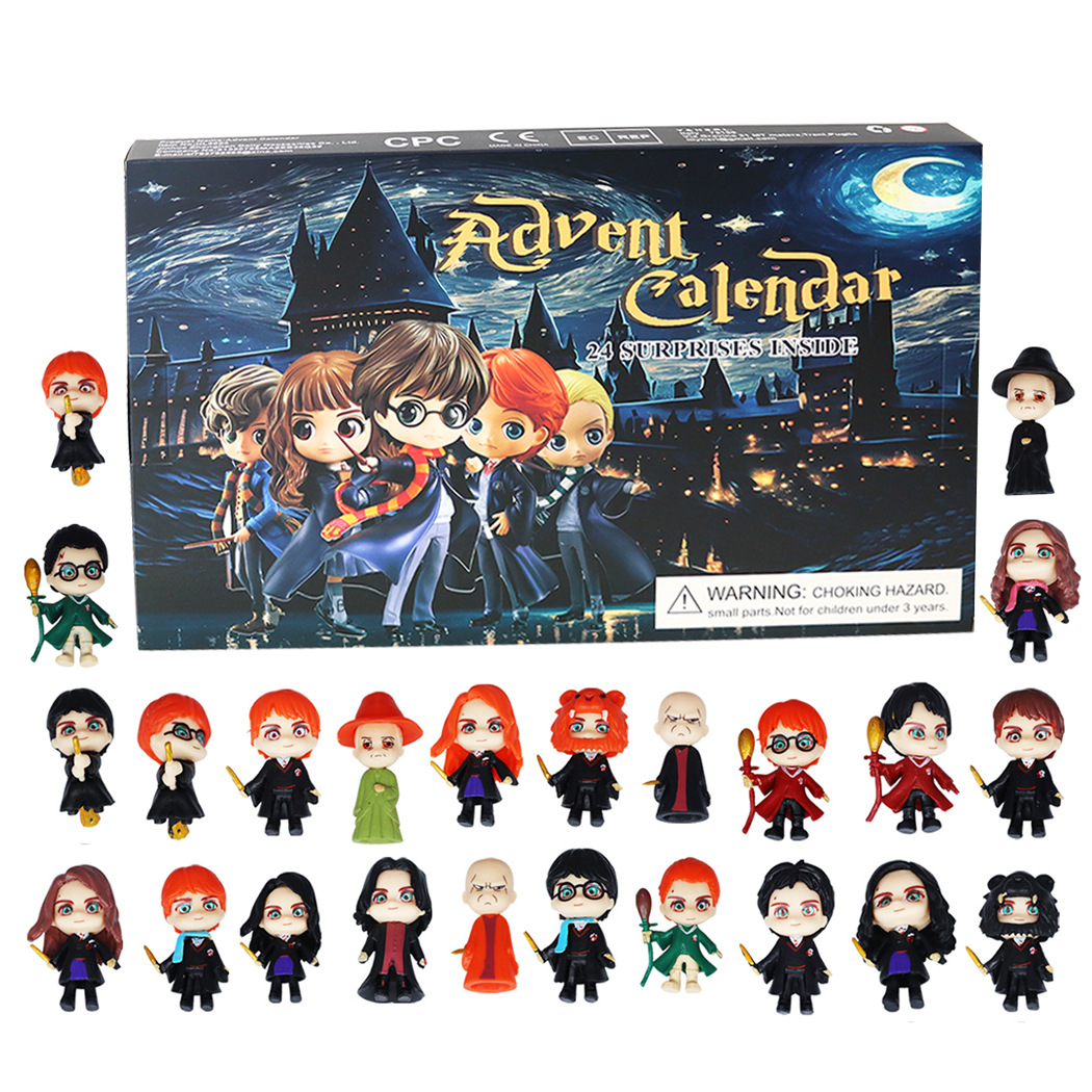 Kids Christmas Harry Potter Figures 24 Days Countdown Advent Calendar Toys Surprise Xmas Gifts