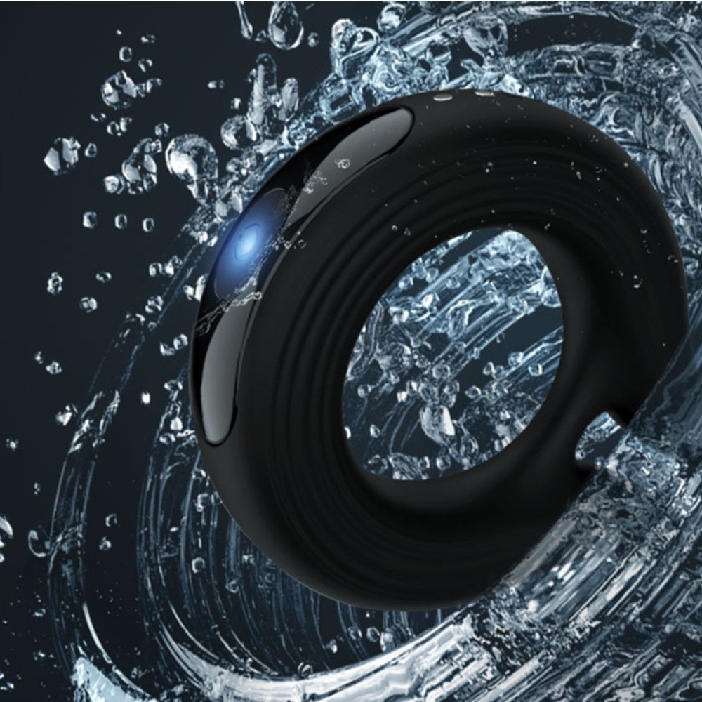 Silicone Penis Ring Vibrator Sex Toys For Men 10 Vibration Testicles Clitoris Stimulation for Man Adults Toys Delayed EjaEjaculation Sex Goods for Adults