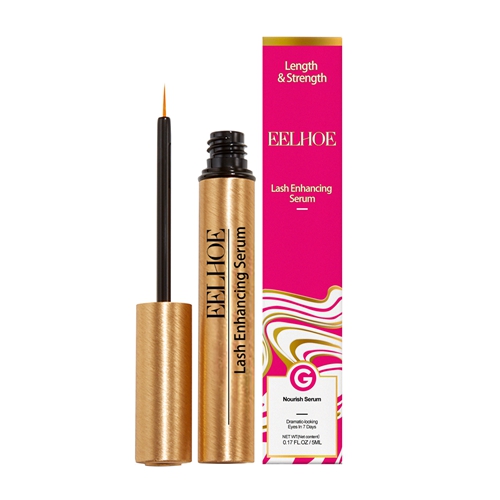 Eyelash Growth Liquid Longer Fuller Essence Eye Black Thickens Eyelashes Strengthen Natural Eyelashes Extend Eyebrow Growth Serum Beauty Care 5ml