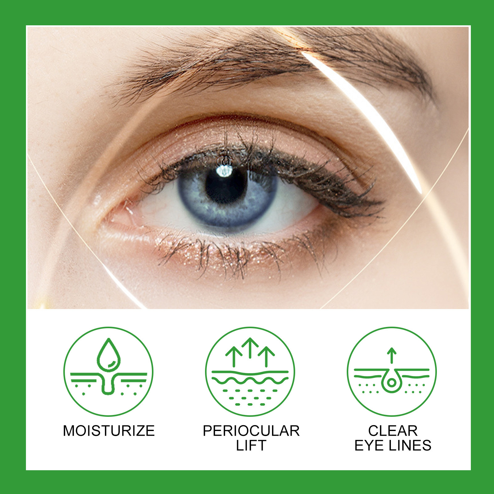 (1 PC) Anti Dark Circle Eye Serum Pigment Correction Remove Puffiness Eyes Bag Fades Fine Lines Moisturize Hydrating Nourish Aloe Vera Whitening Eye Essence