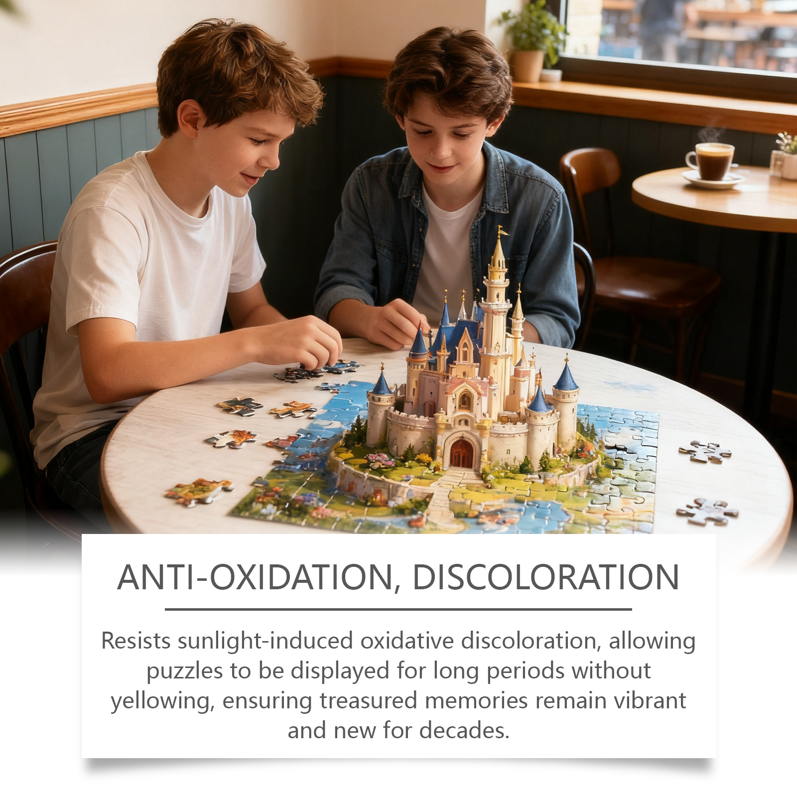 (White) Puzzle Glue Handmade DIY Puzzle Transparent Adhesive Student Office Creative Production Convenient Glue