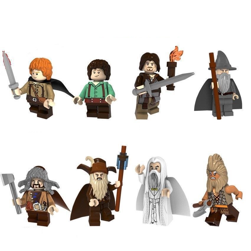 Movie Series Minifigures Warrior Building Blocks Mini Toys with Sword for Kids Fit Lego