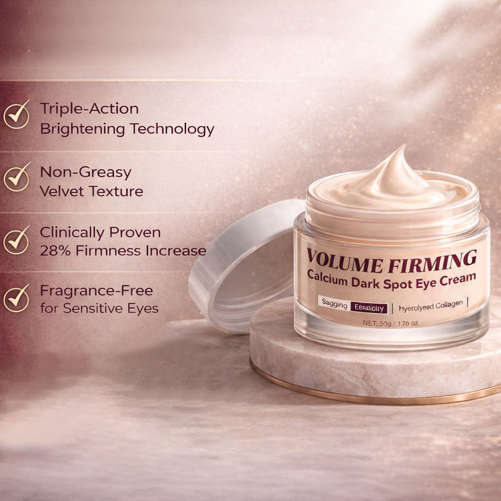 Calcium Dark Spot Eye Cream For Brightening Even Tone And Daily Eye Moisturizing Treatment 50g