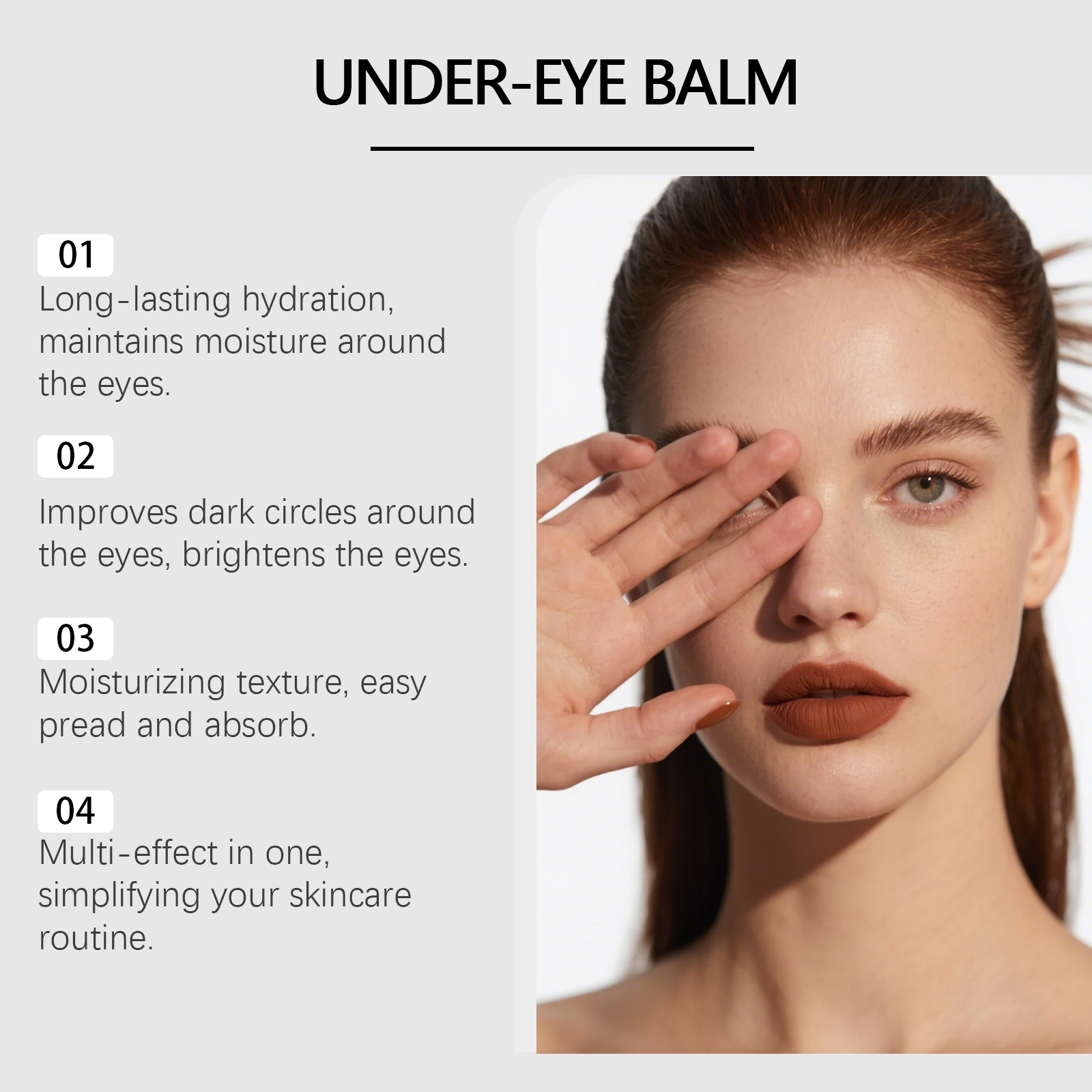 Moisturizing Eye Cream Stick Multi Efficacy Mild Tender Smooth Skin Around Eyes Daily Smear Massage