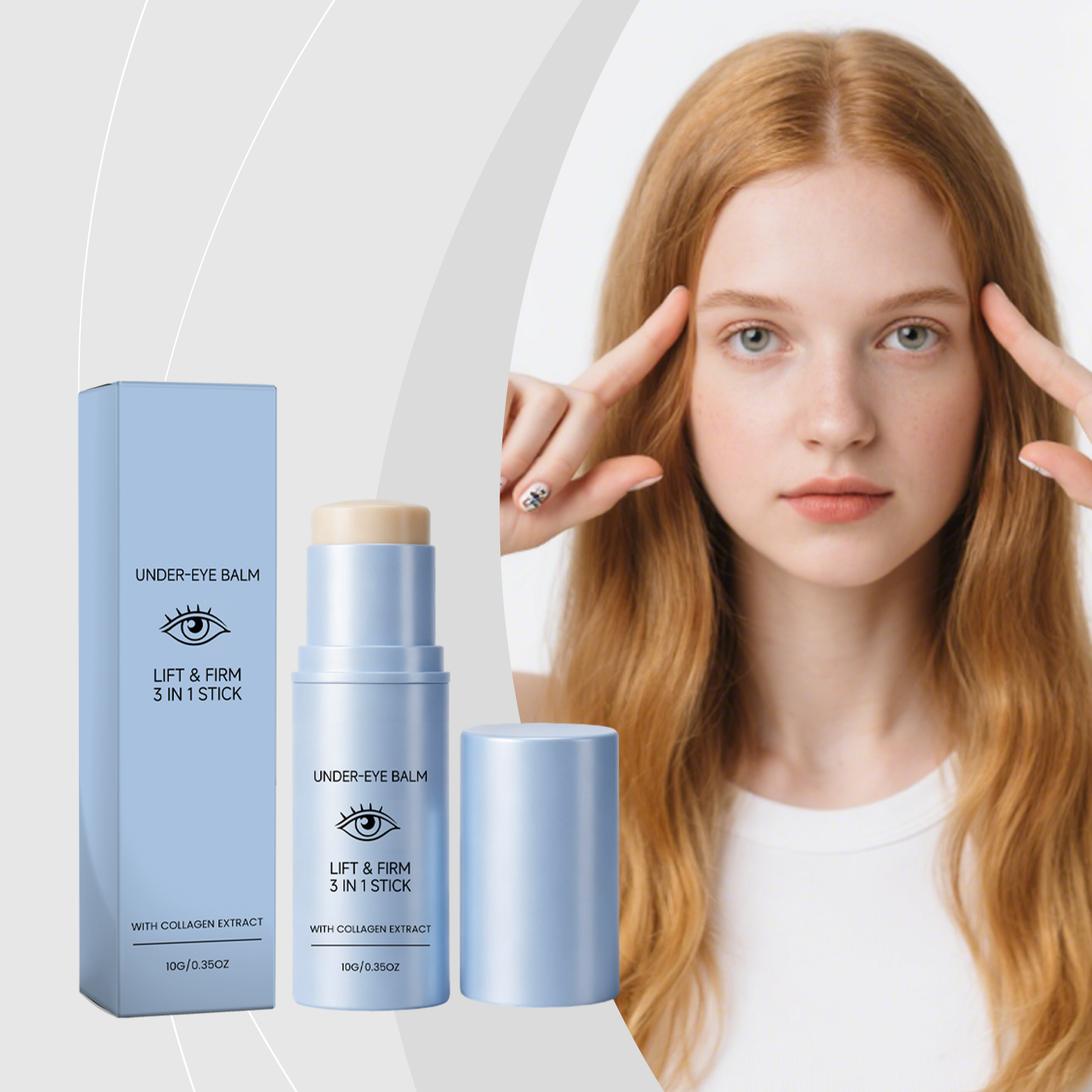 Moisturizing Eye Cream Stick Multi Efficacy Mild Tender Smooth Skin Around Eyes Daily Smear Massage