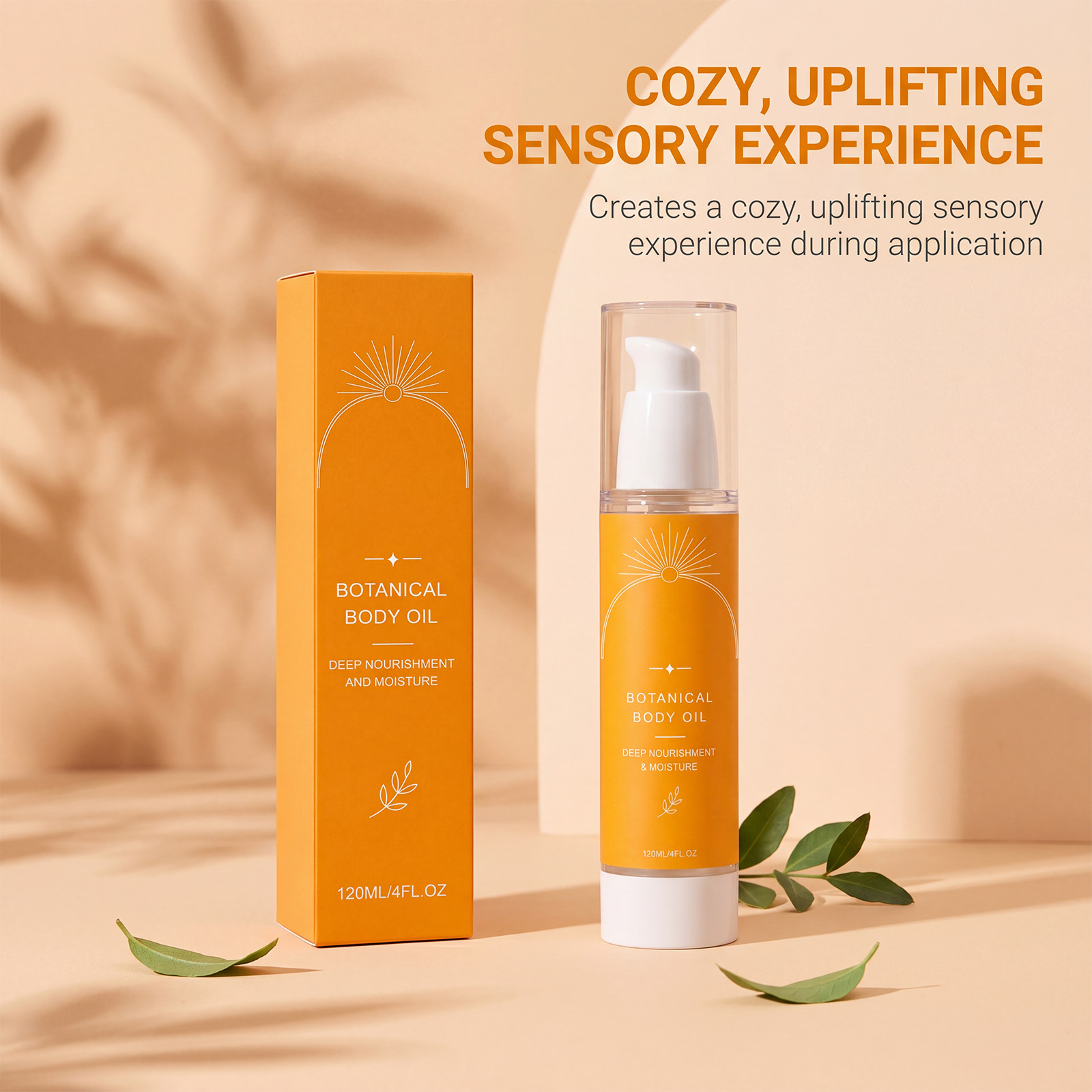 Moisturizing Nourishing Body Essential Oil Silky Texture Mild Comfort Fresh Hydrating Glossy Skin Care Liquid