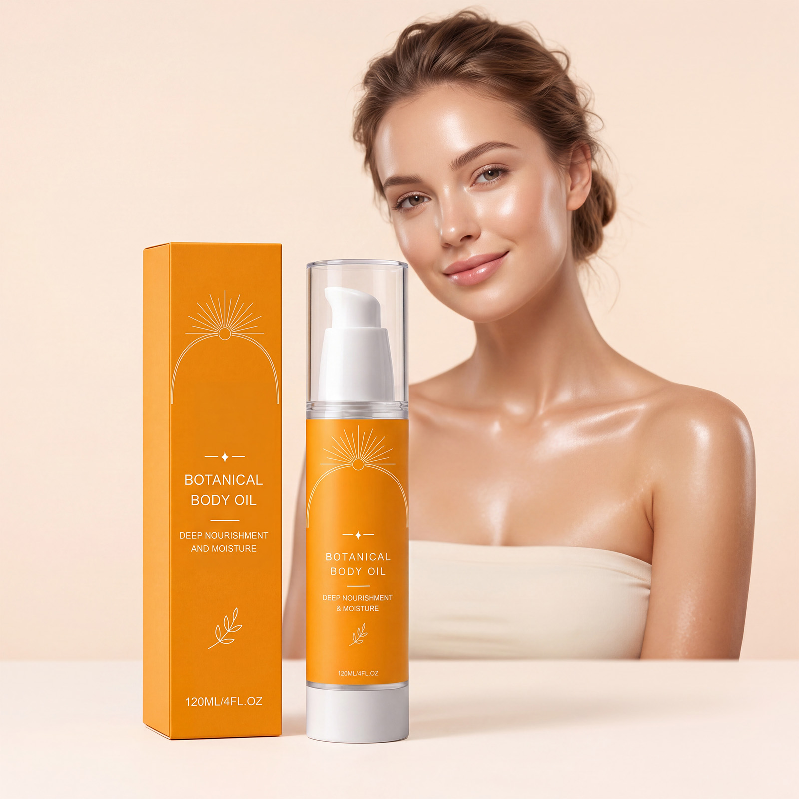 Moisturizing Nourishing Body Essential Oil Silky Texture Mild Comfort Fresh Hydrating Glossy Skin Care Liquid