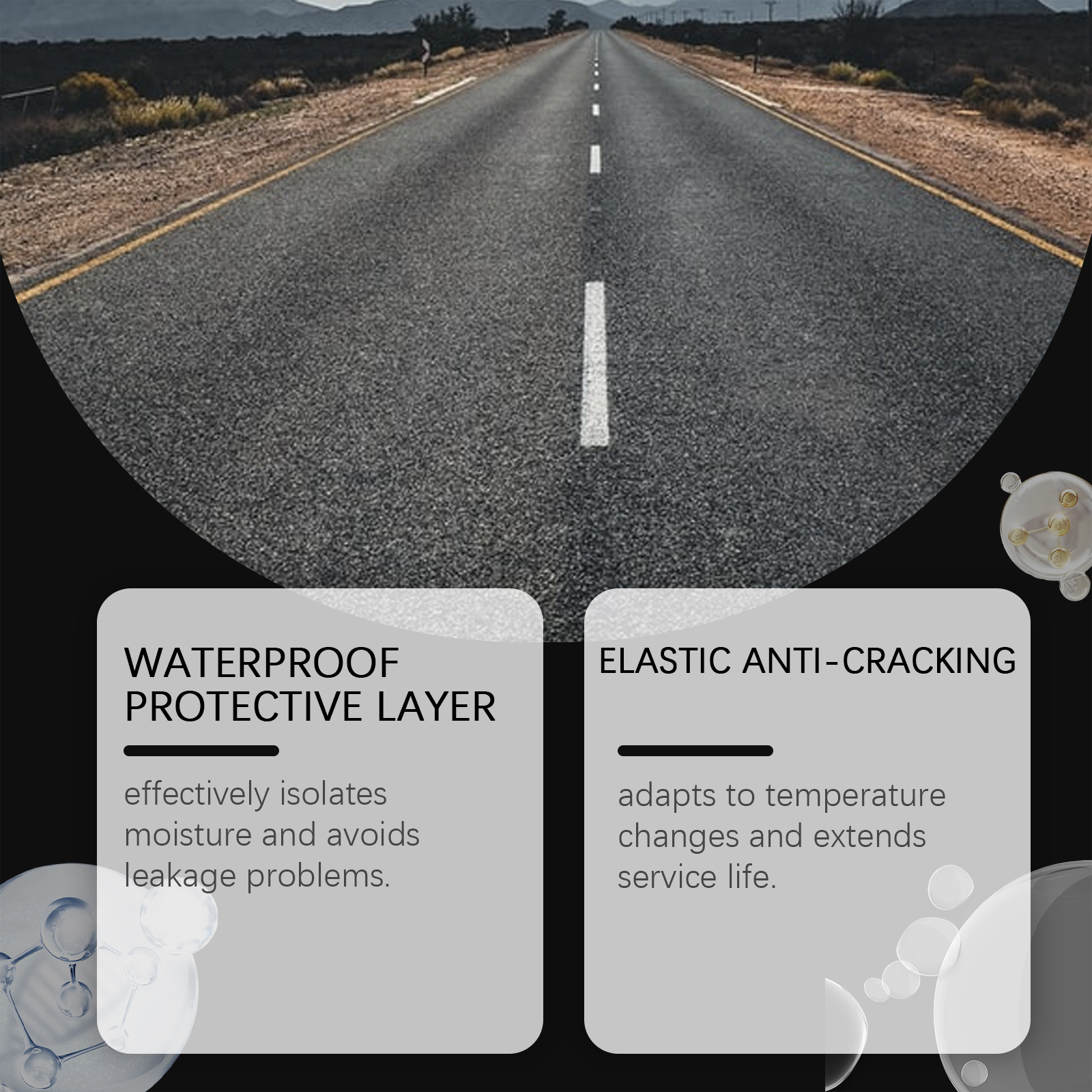 Floor Crack Filler Elastic Crack Resistant Heat Tolerant Cold Resistant Sealing Water Proof Crack Repair Material