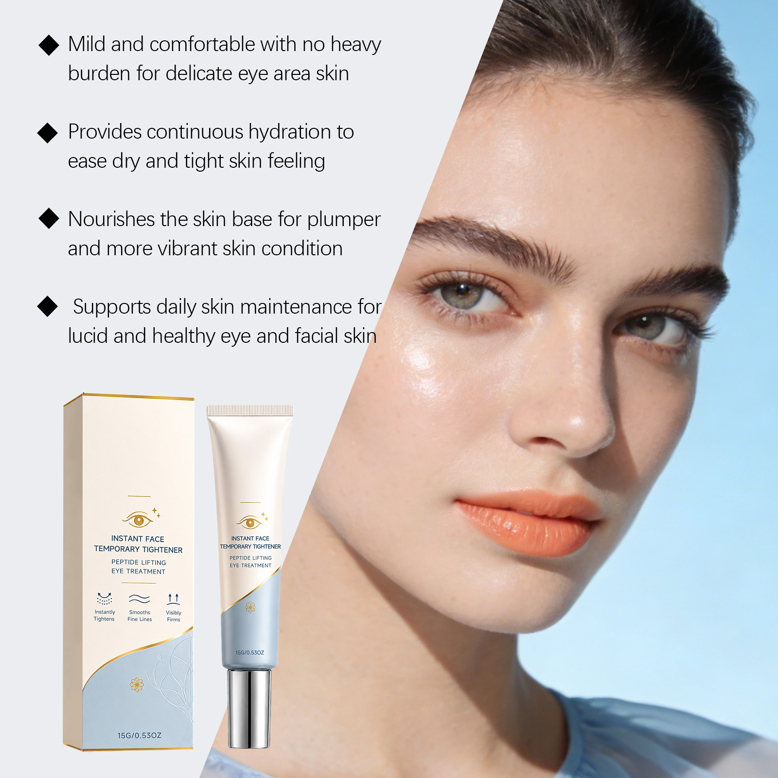 Firming Eye Essence Cream Light Texture Long Last Hydrate Uniform Complexion Smooth Dermis Around Ocular