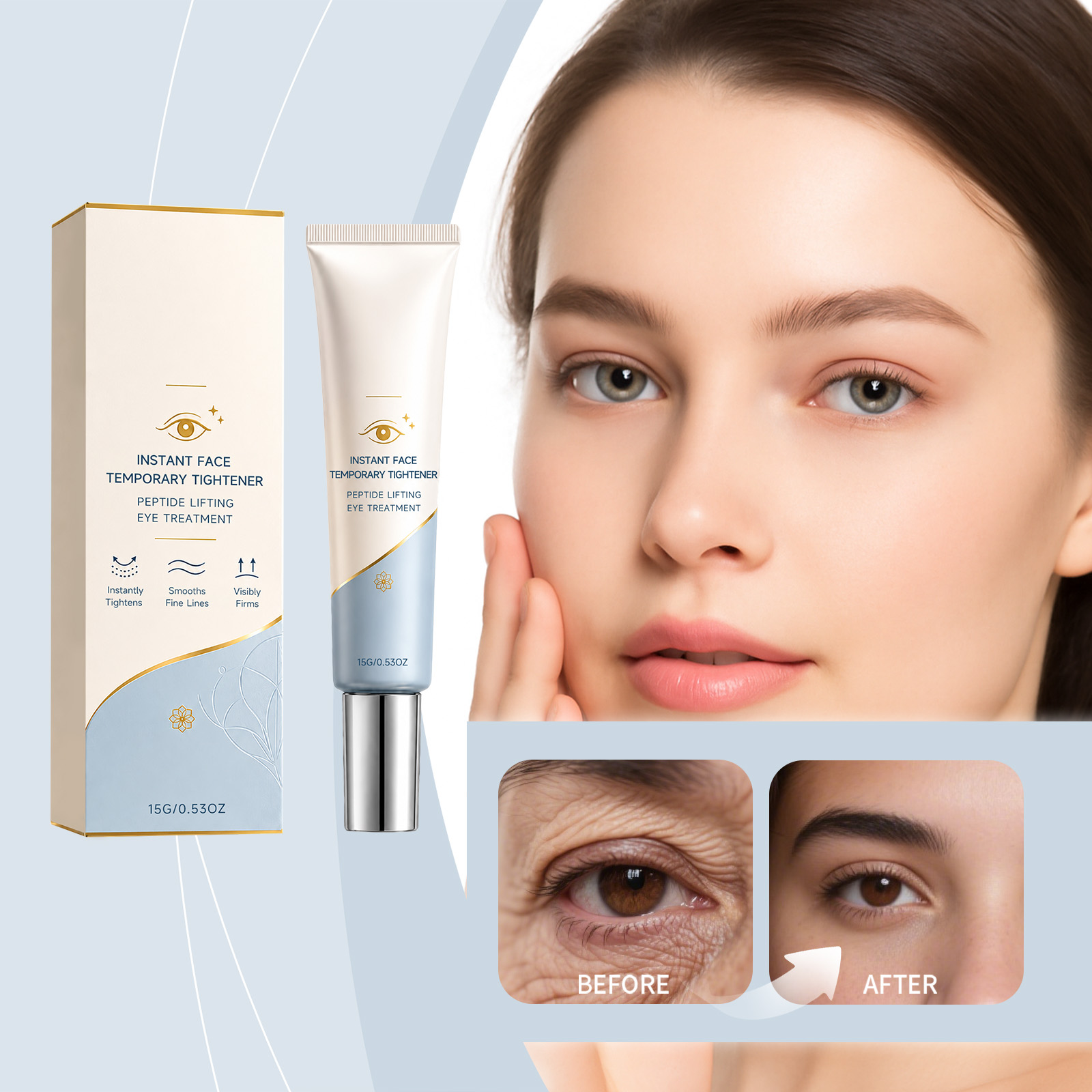 Firming Eye Essence Cream Light Texture Long Last Hydrate Uniform Complexion Smooth Dermis Around Ocular