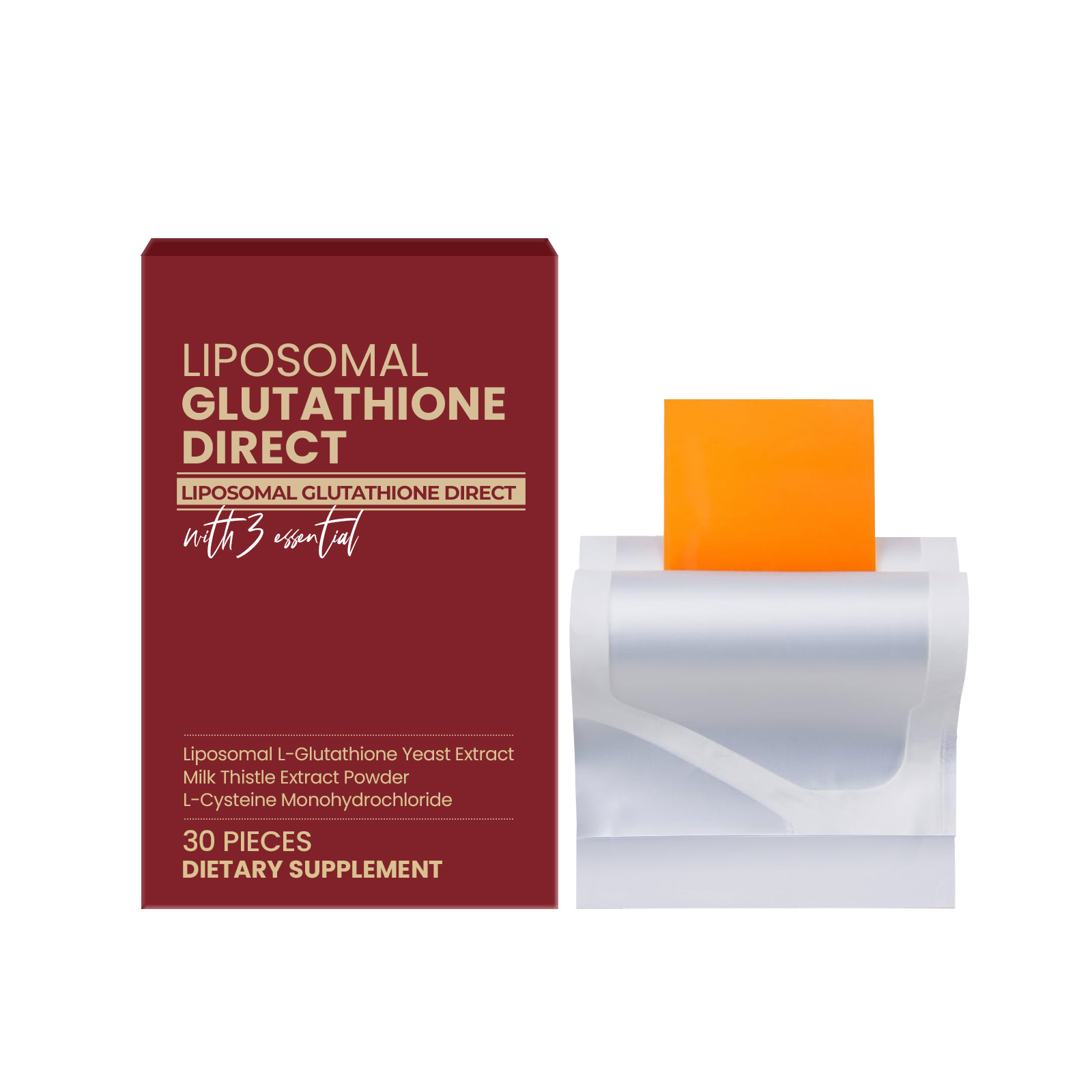 Glutathione Oral Lozenge Containing Glutathione Milk Thistle Sublingual Absorption Natural Yeast Derived Health Oral Tablet