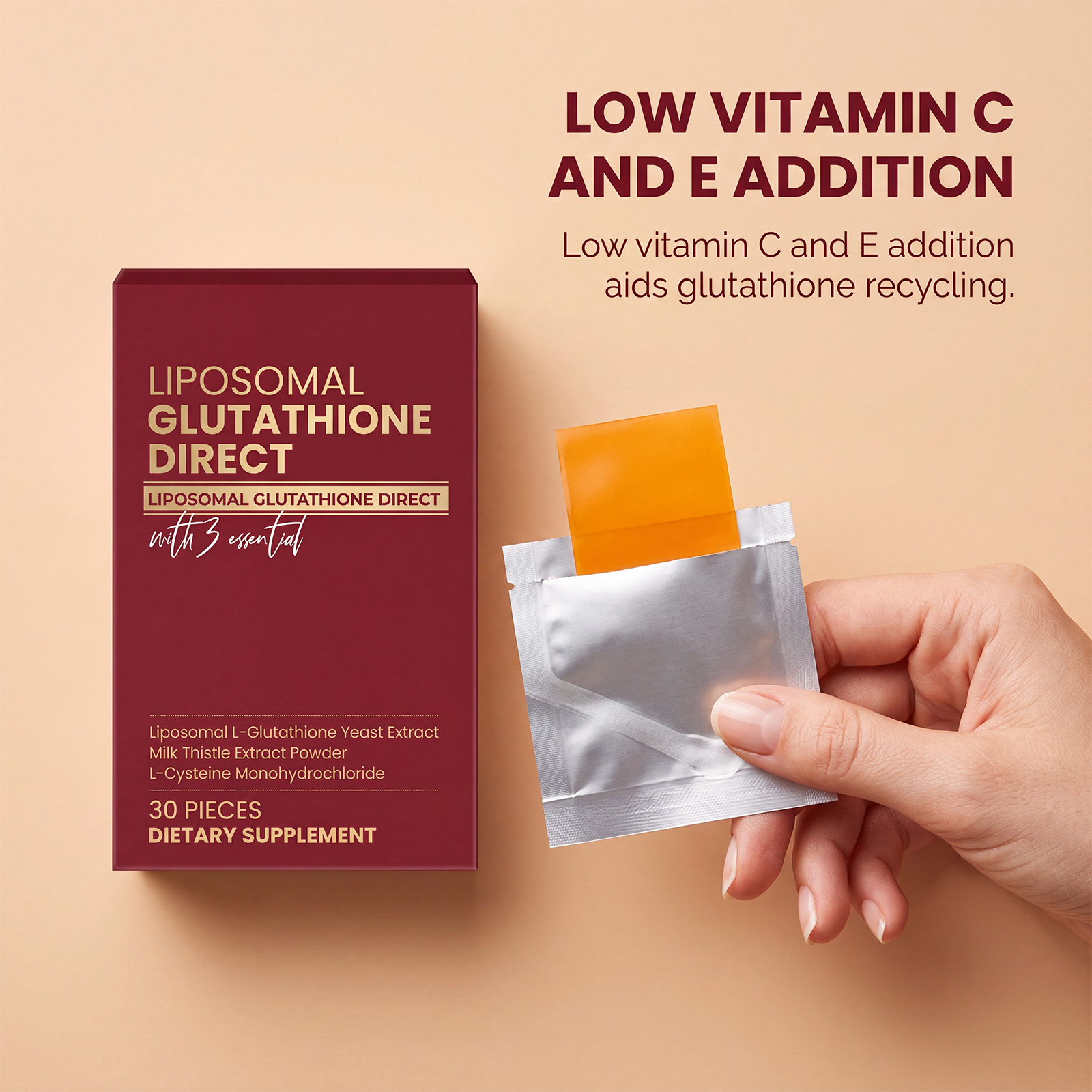 Glutathione Oral Lozenge Containing Glutathione Milk Thistle Sublingual Absorption Natural Yeast Derived Health Oral Tablet
