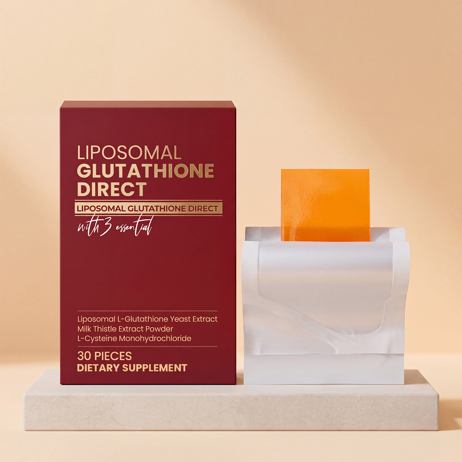 Glutathione Oral Lozenge Containing Glutathione Milk Thistle Sublingual Absorption Natural Yeast Derived Health Oral Tablet