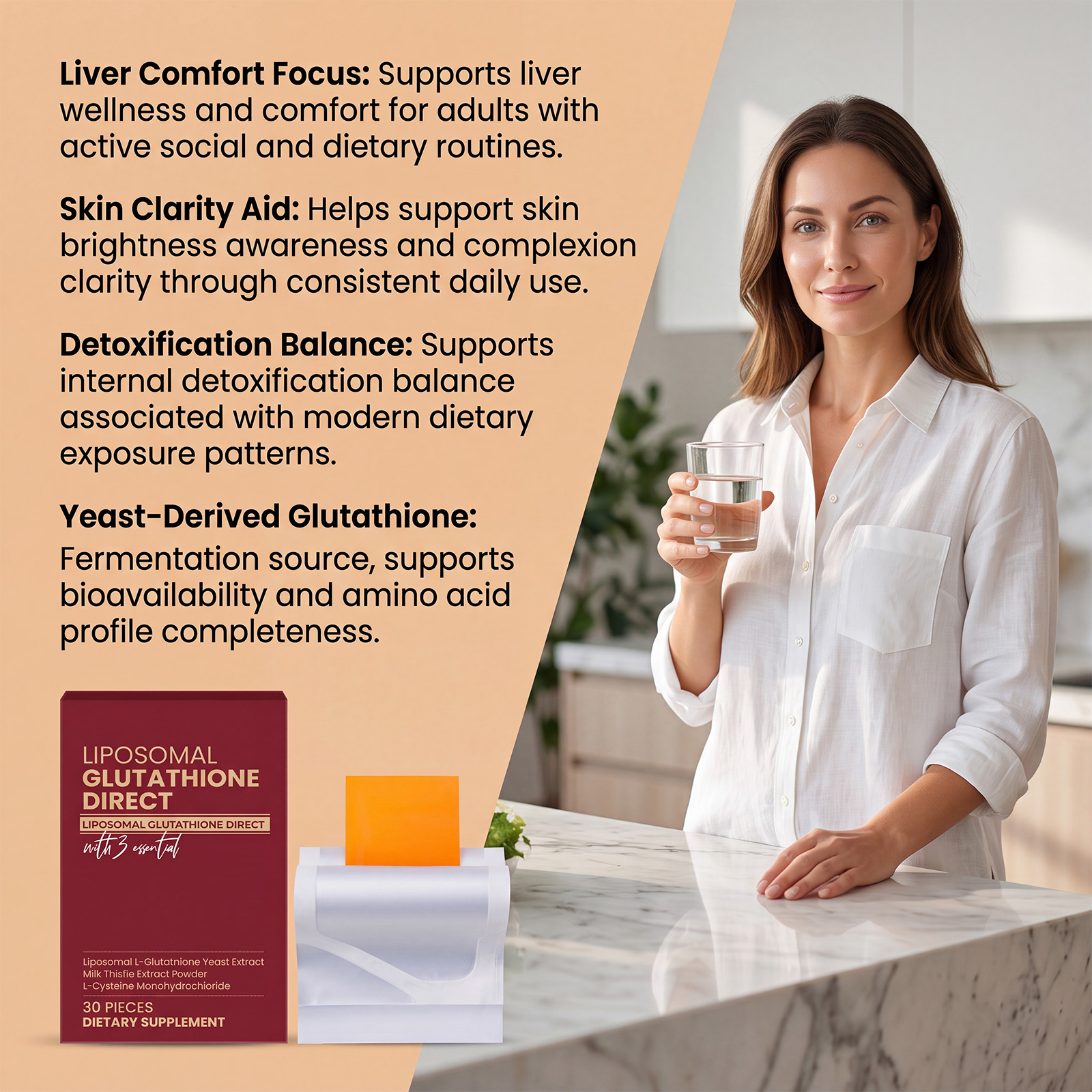 Glutathione Oral Lozenge Containing Glutathione Milk Thistle Sublingual Absorption Natural Yeast Derived Health Oral Tablet