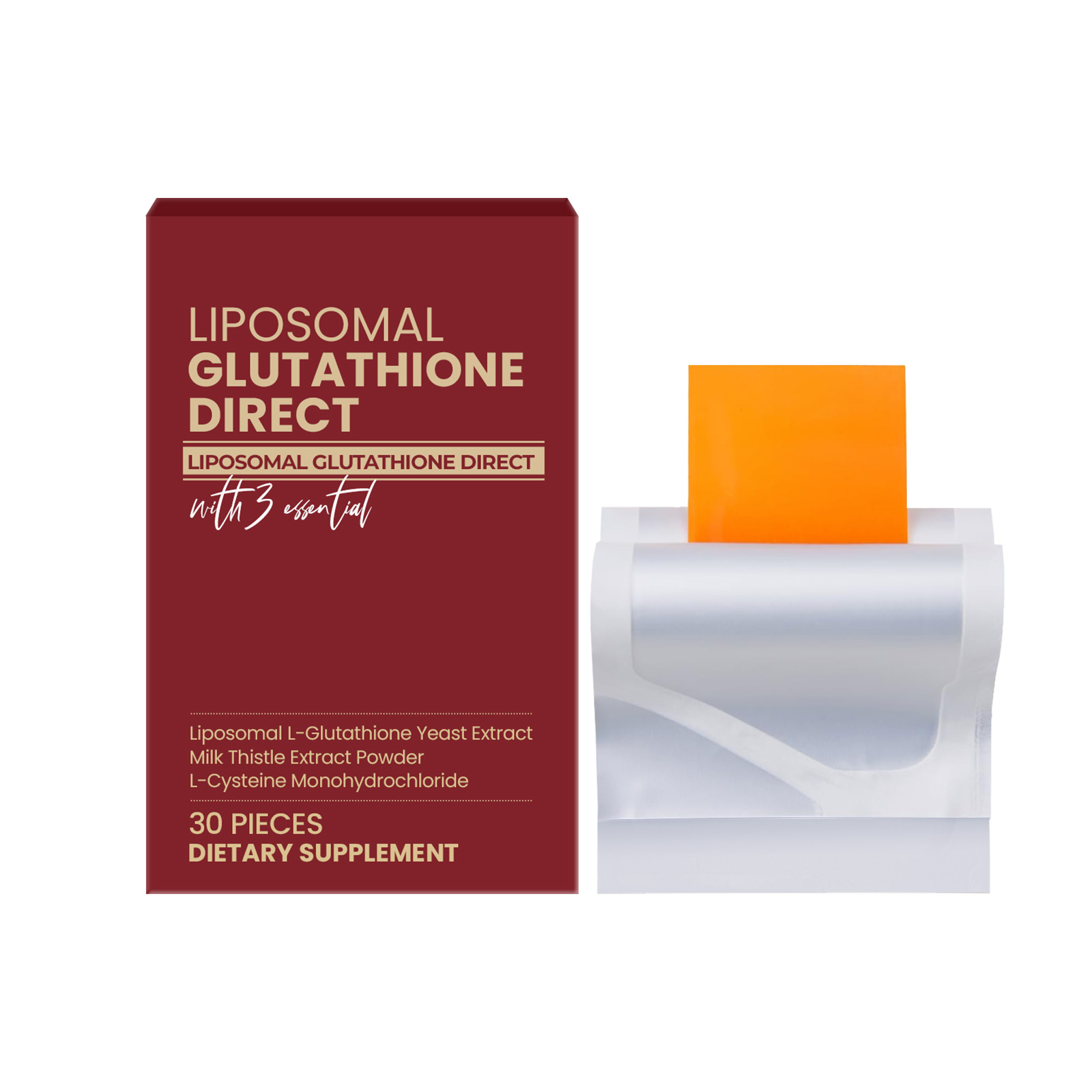Glutathione Oral Lozenge Containing Glutathione Milk Thistle Sublingual Absorption Natural Yeast Derived Health Oral Tablet