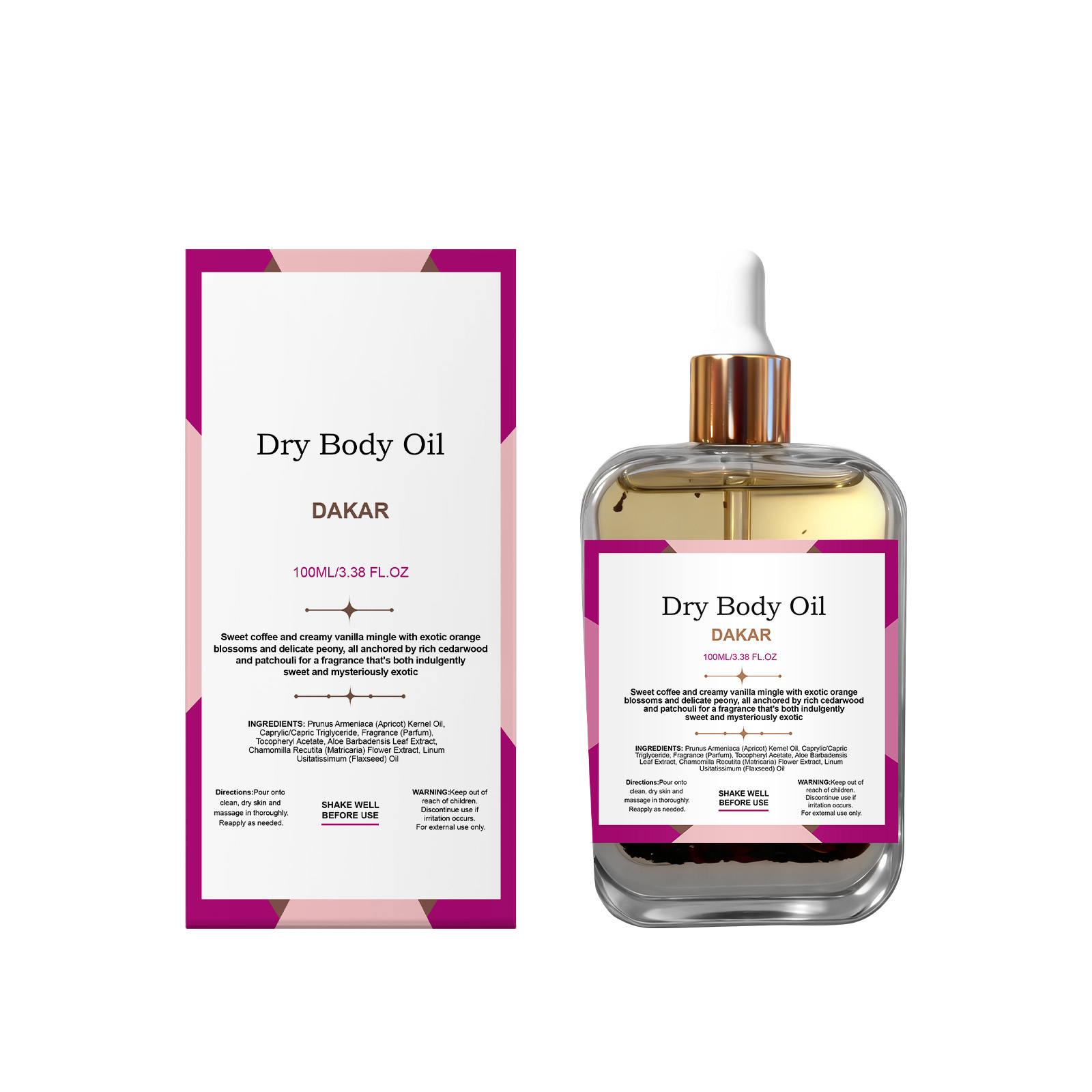 Moisturizing Fragrance Body Oil Mild Nourishing Protect Soft Skin Fine Texture Refreshing Non Sticky For Whole Body Care